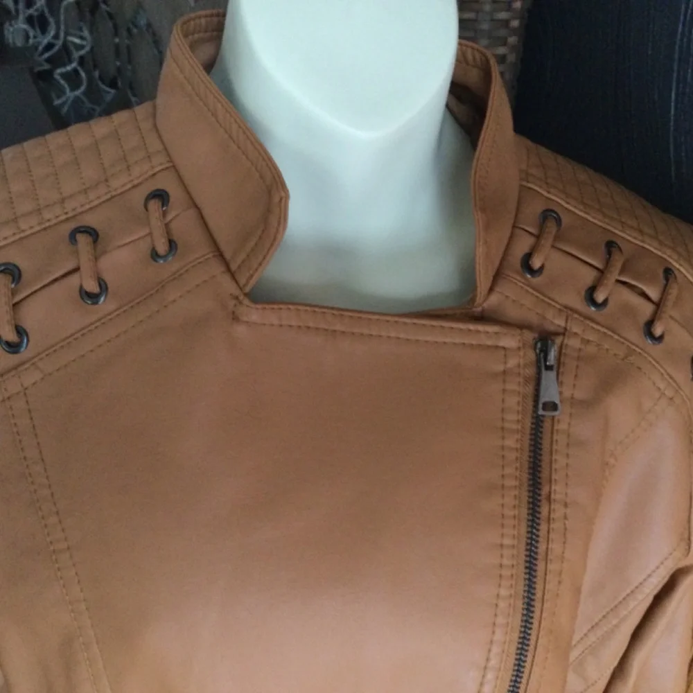 GYK Vegan Moto Jacket - Picture 3 of 10